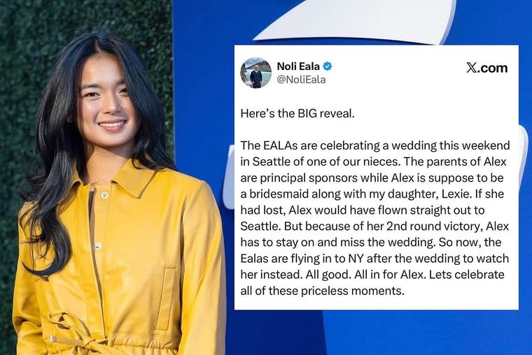 Alex misses family wedding