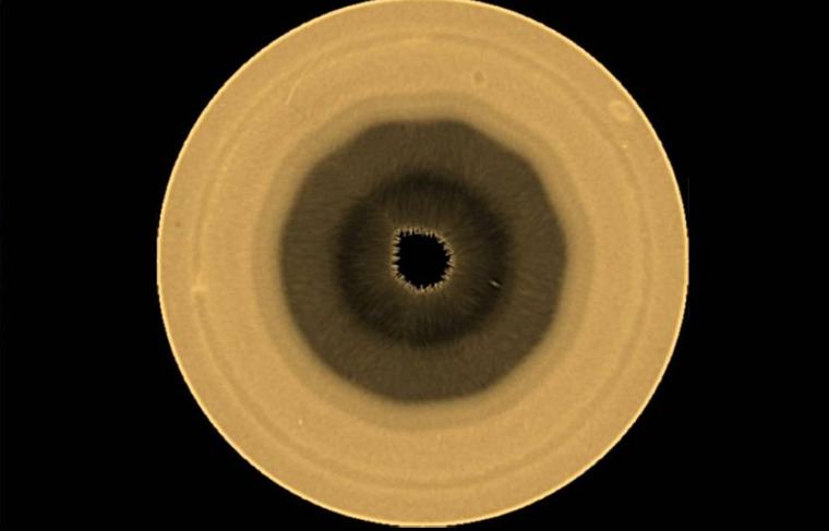 Scientists find a huge 10-sided wave pattern swirling in the clouds over Saturn's south pole