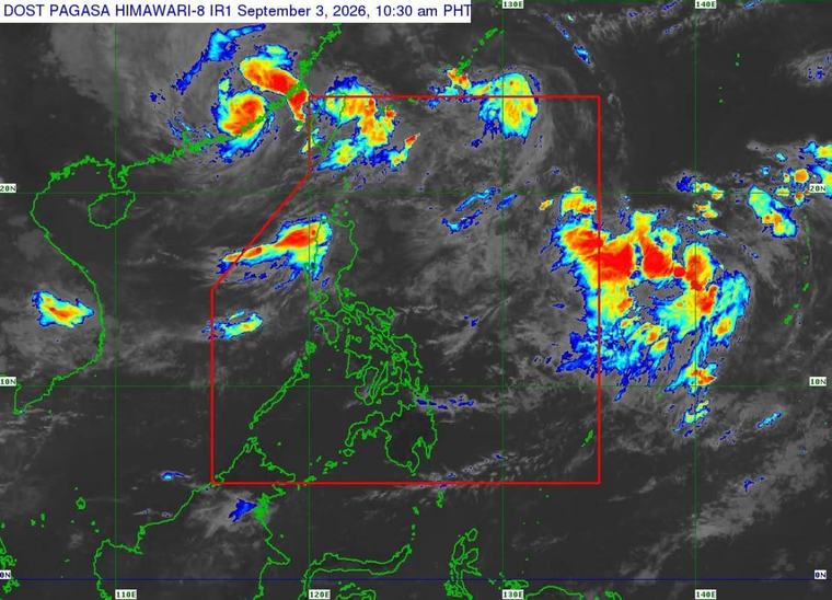 Southwest monsoon to bring more rains in parts of Luzon, including Metro Manila from Friday to Sunday — Pagasa