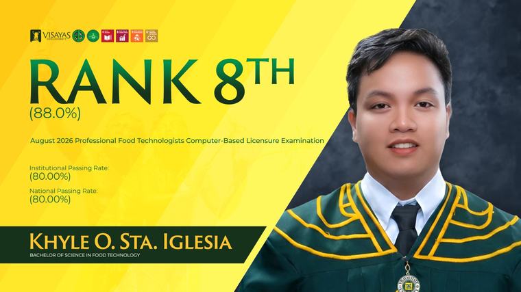 Khyle Sta. Iglesia: The 1st #ProudViscan FoodTech topnotcher