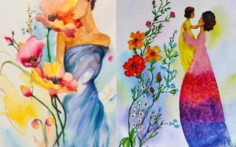 Chef-artist Editha Singian presents watercolor masterpieces