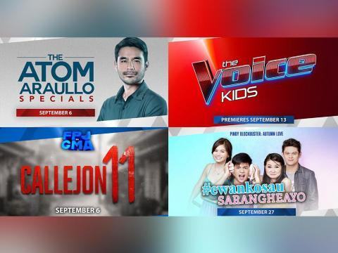 GMA Pinoy TV Unveils a September Screenfest to Remember!