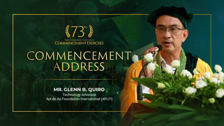 #VSUGrad2026 | Cluster 2 Commencement Address of Mr. Glenn B. Quiro