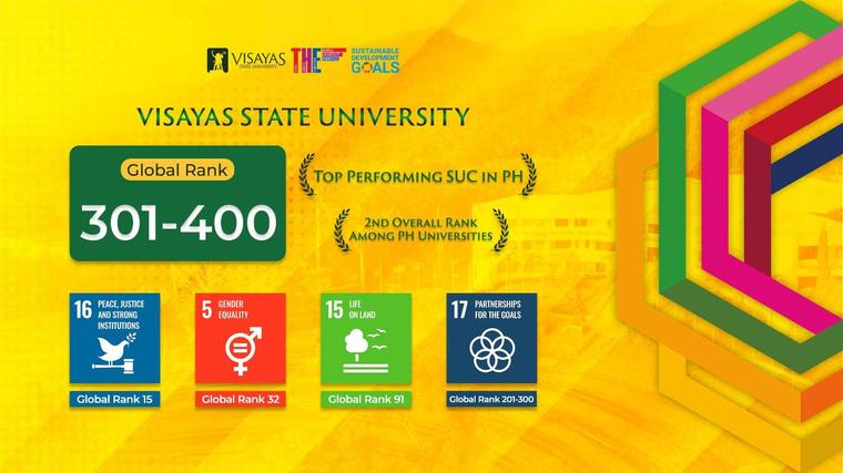 VSU soars to 301-400 global bracket in 2026 THE Impact Ranking, emerges as top 2 PH university