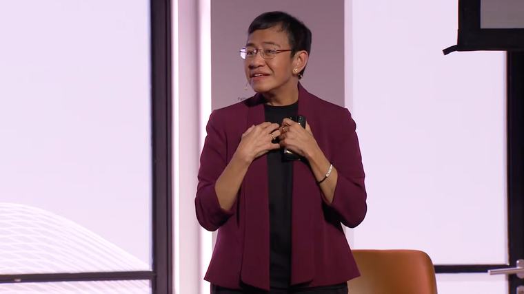 Maria Ressa: Journalists must build, own technology to protect information integrity