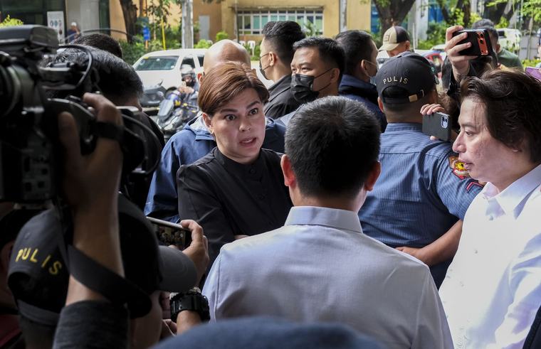 Sara Duterte has yet to report any threats her and her family – PNP