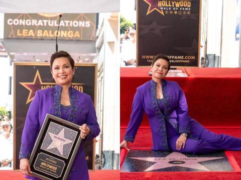 Lea Salonga receives Hollywood Walk of Fame star