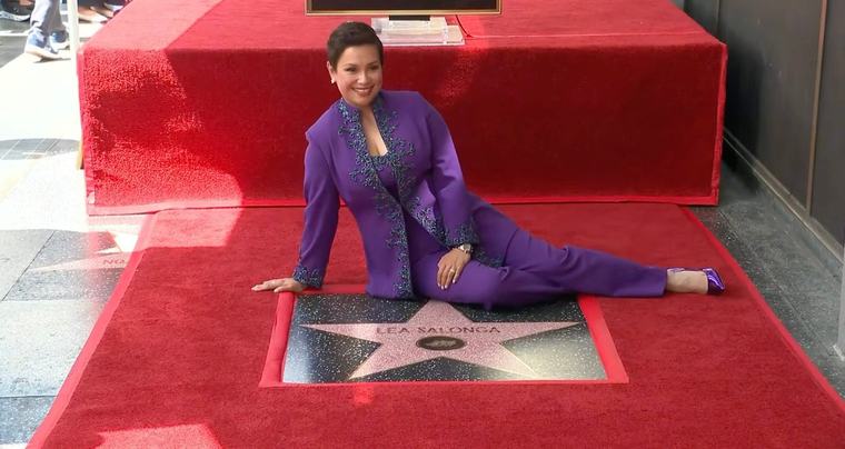 Lea Salonga dedicates Hollywood Walk of Fame star to village that shaped her