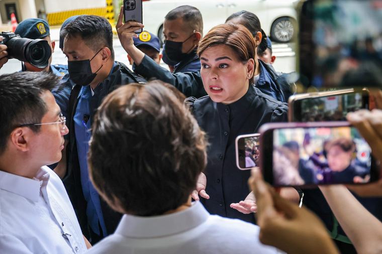 Sara Duterte posts bail for grave threats case