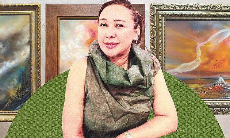 Where light pushes back the dark: Tatz Lee's prayer on canvas